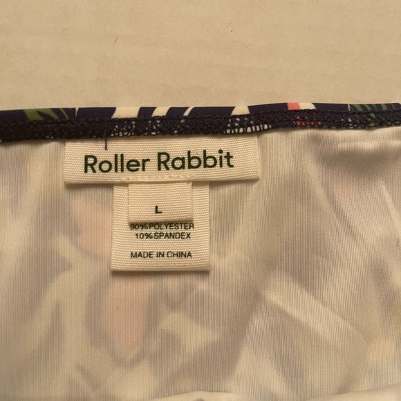 NWT Roller Rabbit Women's Chachas Side Tie Hipster Bikini Bottom Size Large - Picture 9 of 9